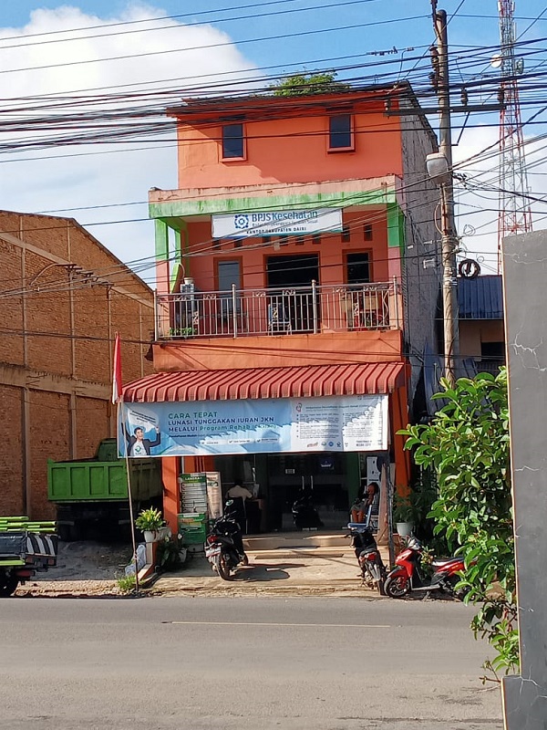 KANTOR Layanan Oprasional Kesehatan BPJS Kesehatan Kab. Dairi di Jl. Ahmad Yani Sidikalang.Waspada/Kartolo Munte.