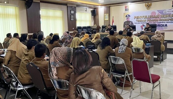 Peringati Hakordia, Kejari DS Penyuluhan Hukum Kepada Kapus Dan Kadis