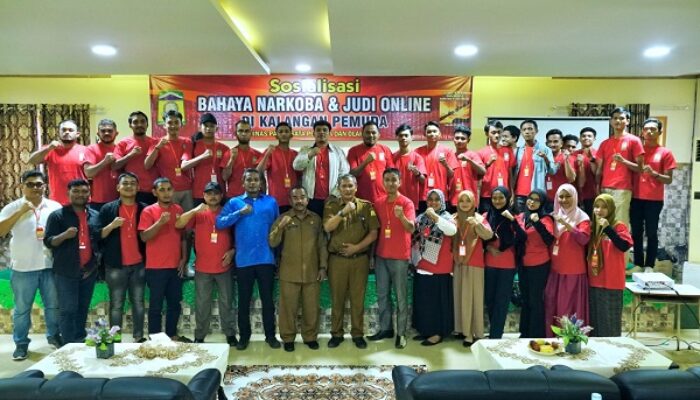 Puluhan Pemuda Ikut Sosialisasi Bahaya Narkoba Dan Judi Online