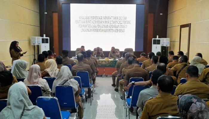 Pemkab Aceh Besar Gelar Sosialisasi Pengelolaan Barang Milik Daerah