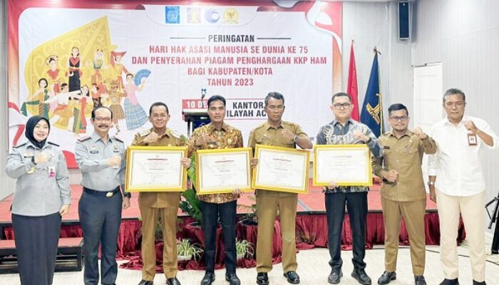 Pemko Langsa Keenam Kalinya Raih Predikat Kota Peduli HAM