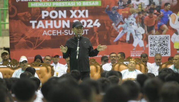 Penjabat Gubernur Aceh Semangati Atlet Pelatda PON