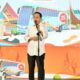Pj Wali Kota Banda Aceh, Amiruddin, menyampaikan sambutan usai menyaksikan pemberian penghargaan dalam rangka Harkodia 2023 secara daring di pendopo Wali kota. (Waspada/Zafrullah)