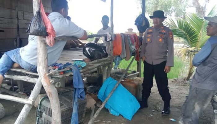Antisipasi Masuknya Rohingya, Polsek Seruway Monitoring Perairan