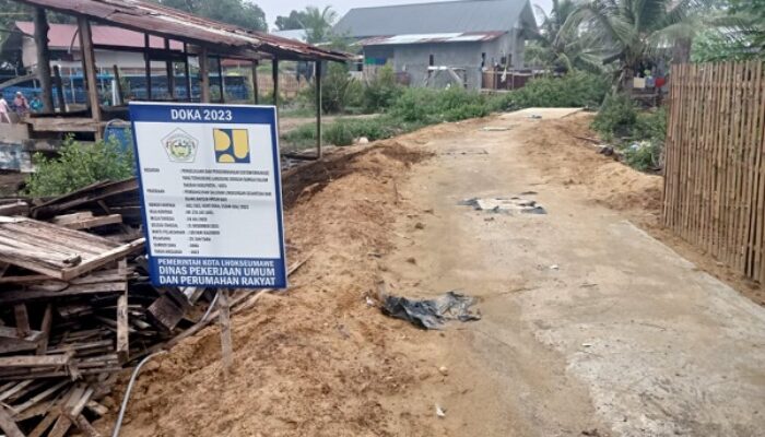 Proyek Saluran DOKA Di Uteun Bayi Diduga Asal Jadi