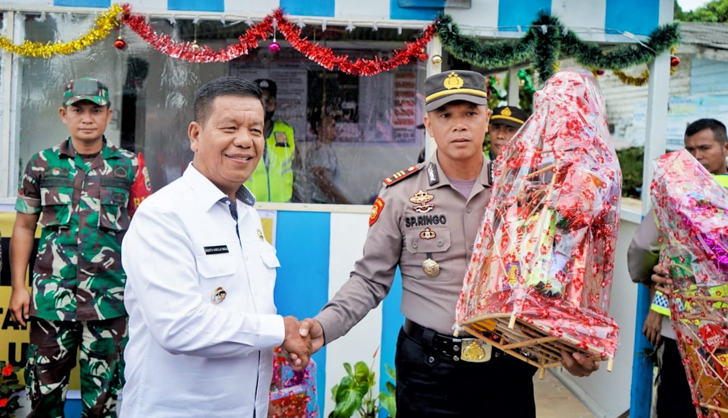 Bupati, Kapolres Bersama Forkopimda Simalungun Tinjau Pos Pam Nataru