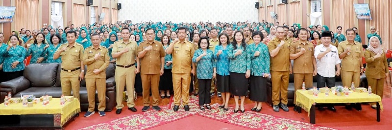 Bupati Simalungun Buka LP3PKK Dan Rakorda TP PKK