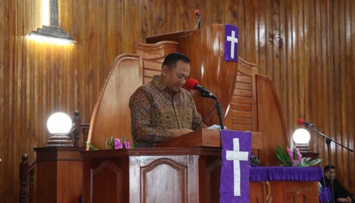 Natal Bersama Polres Humbahas Berlangsung Khidmat