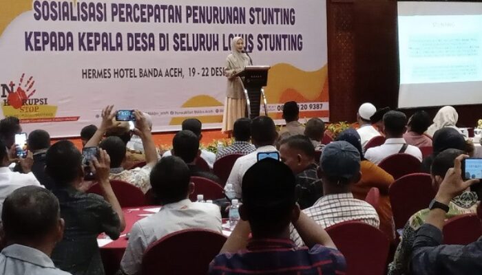 710 Kepala Desa Se-Aceh Ikut Sosialisasi Percepatan Penurunan Stunting