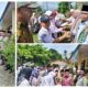 Penyaluran dan pendistribusian zakat kepada mustahik untuk siswa-siswi tingkat SD dan SMP se-Kabupaten Padanglawas di zona Sosa dihadiri langsung Plt Bupati Palas, drg. H. Ahmad Zarnawi Pasaribu, CHt, MM, MSi, MH. (Waspada/Idaham Butar Butar/B)