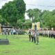 Dalam gambar tampak Pj.Wali Kota Sabang, Reza Fahlevi bertindak sebagai Inspektur Apel gelar pasukan operasi lilin Seulawah 2023 di halaman Mapolres Sabang.(Waspada/TZ)