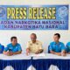 Kepala BNNK Batubara Ir Pinondang Poltak Marganda L.Tobing , Kasubbag Umum Zulfikar Syahrizal Nasution,Katim Pemberantasan Sarmely Putra Manalu, Katim Rehabilitasi Muhammad Hendro, Katim Pencegahan dan Dayamas Aidil Rizki Rangkuti, lakukan expose Kegiatan BNN Batubara tahun 2023 (Waspada/Ist)