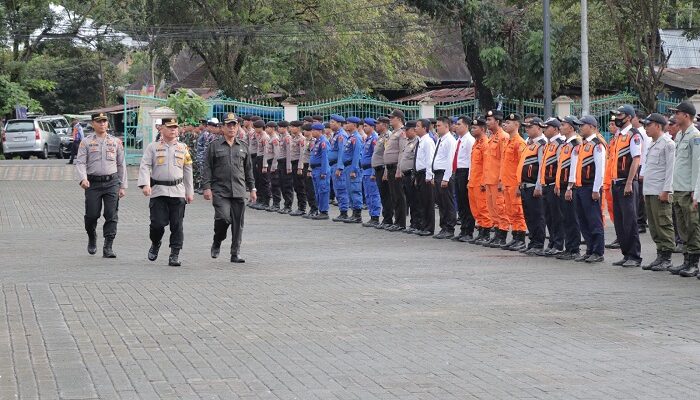 Sambut Nataru, Polres Sibolga Apel Gelar Pasukan Operasi Lilin Toba 2023