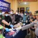 Tim Forensik Polda Sumut disaksikan Wakapolres Kompol Rudy Candra dan Forkopimda melakukan uji narkotika. Waspada/Rasudin Sihotang