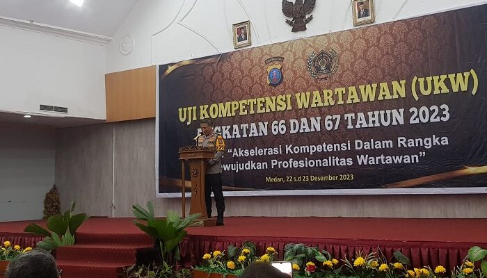 Kapoldasu Buka UKW Kolaborasi Polda Dan PWI