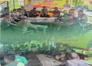 Polsek Lawe Alas Polres Agara gelar Jumat Curhat. Waspada/Ist