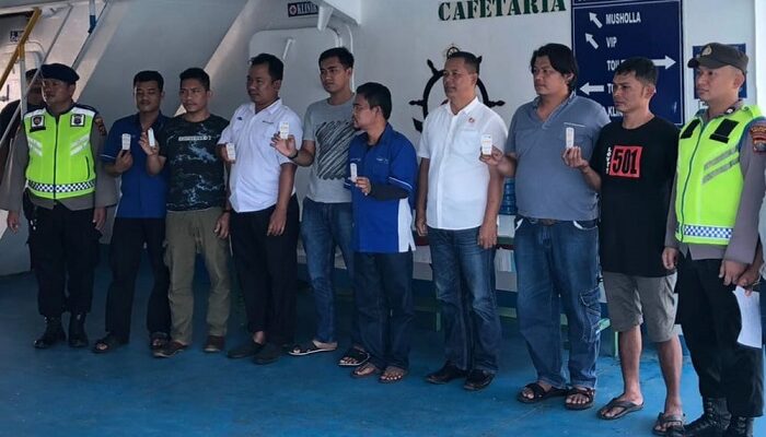 7 Awak Angkutan Laut Di Sibolga Dites Urine Narkoba