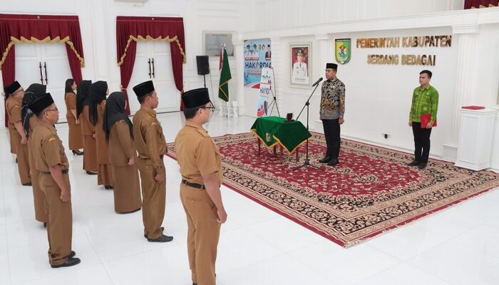 10 Kepala Sekolah SD Di Sergai Kembali Dilantik