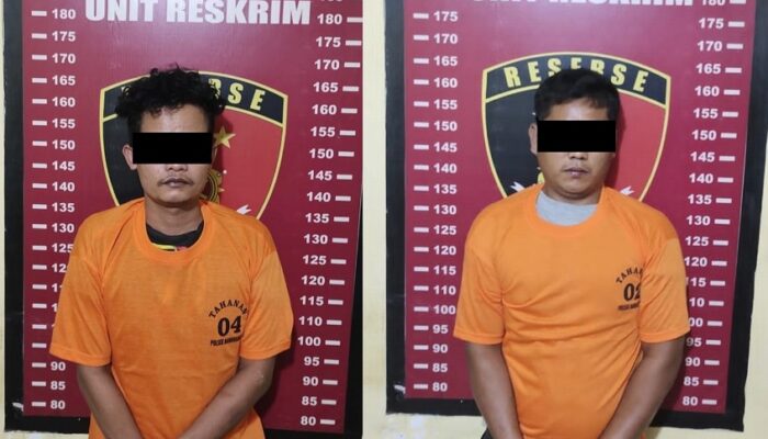 Polresta DS Tangkap 2 Pencuri Pintu Hingga TV Di Gereja