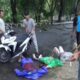 Tampak dalam gambar korban tergeletak di badan Jalan Diponegoro Sabang sebelum dievakuasi ke RSU Sabang. (Waspada/ist.)