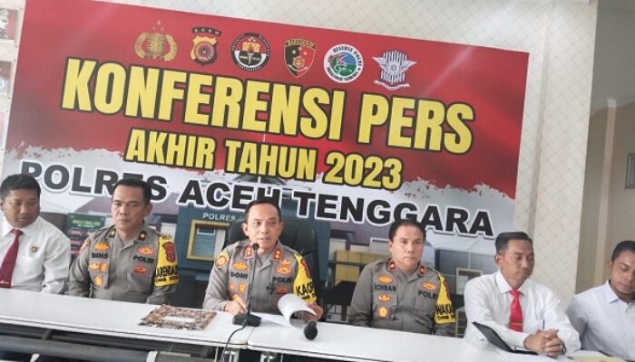 Selama 2023, Polres Agara Ungkap Ratusan Kasus Kriminal Dan Narkoba