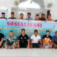 Kegiatan sosialisasi qanun tentang keamanan dan ketertiban di Gampong Sungai Pauh Tanjong Kecamatan Langsa Barat, Kamis (28/12). Waspada/Ist