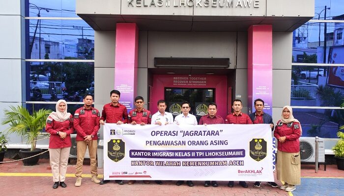 Kantor Imigrasi Lhokseumawe Gelar Operasi Pengawasan Orang Asing