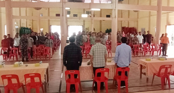 Pemkab Nisel mensosialisasikan Perda Tentang Pajak dan Retribusi Tahun 2023 bertempat di Defnas Hall, Jln. Pramuka, Kelurahan Pasar Telukdalam, Jumat (29/12). Waspada/ Budi Hati Gowasa