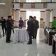 Ketua DPRK Aceh Utara, Arafat Ali, SE.,MM, Jumat (29/13) pukul 15 40 melakukan pengambilan sumpah terhadap Muhibuddin, S.Hi sebagai Pengganti Antar Waktu (PAW) Anggota DPRK Aceh Utara sisa masa jabatan periode 2019-2024. Waspada/Maimun Asnawi