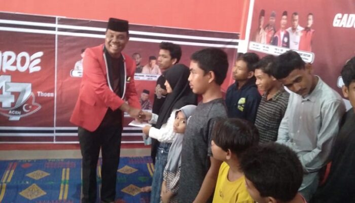 Milad Ke-47 GAM Diwarnai Doa Dan Santuni Anak Yatim