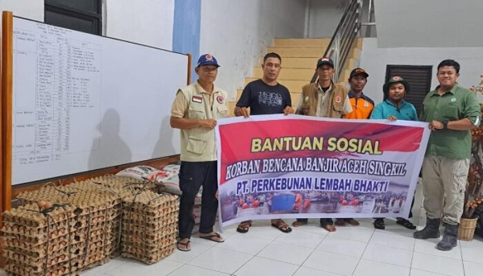 PT PLB Salurkan Bantuan Pangan Untuk Masyarakat Terdampak Banjir