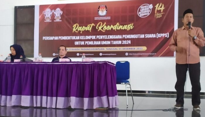 KPU Padangsidimpuan Akan Rekrut 4.914 Anggota KPPS