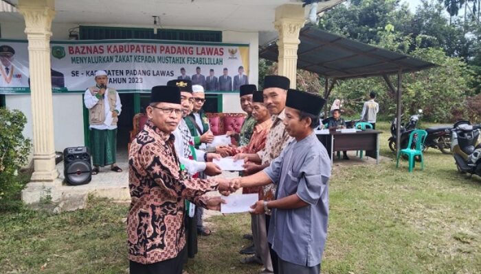1.371 Mustahiq Fisabilillah Terima Bantuan Dari Baznas Palas