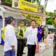Bupati Radiapoh Hasiholan Sinaga, Kapolres AKBP Ronald FC Sipayung bersama Forkopimda Simalungun meninjau kesiapan salah satu Pos Pengamanan (Pos Pam) Nataru, Jumat (22/12).(Waspada/ist).