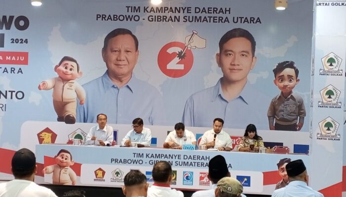 TKD Sumut Yakin Prabowo Gibran Satu Putaran