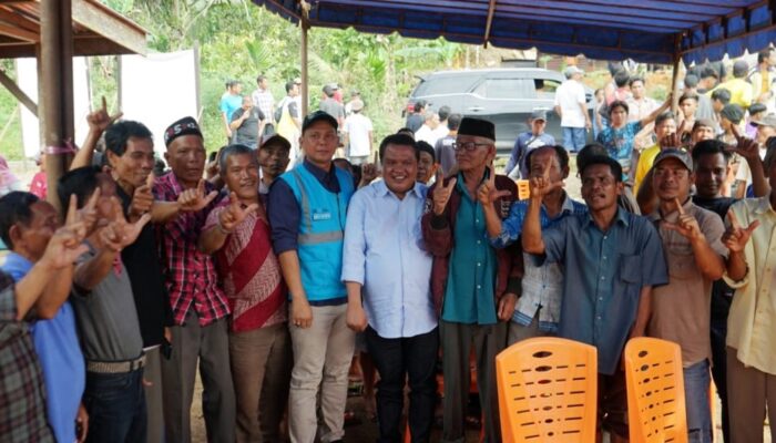 Lamhot Sinaga Realisasikan Mimpi Masyarakat, Dusun Jotihan, Taput, Untuk Menikmati Listrik