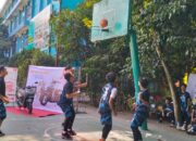 Tim Bola Basket Dua Sekolah Buat Heboh
