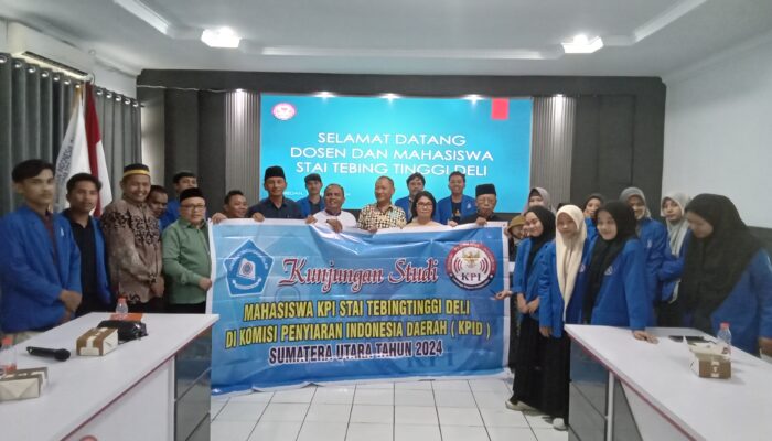 Ingin Perdalam Dunia Penyiaran, STAI Tebingtinggi Deli Studi Ke KPID Sumut