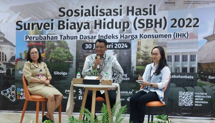 BPS Tambah 3 Daerah Di Sumut Sebagai Lokasi Survei Biaya Hidup