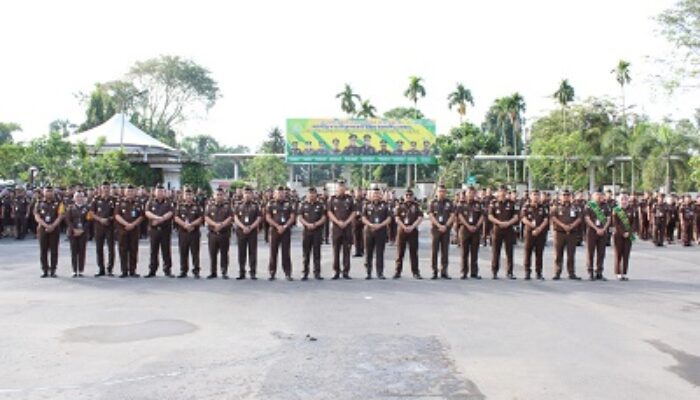 Apel Pencanangan Zona Integritas Menuju WBK Dan WBBM Kejatisu