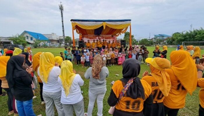 Rangkaian HUT Ke-17, DPC Partai Hanura Medan Gelar Baksos Senam Sehat Bersama