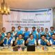 Jajaran management PLN UID Sumatera Utara foto bersama disela melakukan siaga kelistrikan bersama Direktur Utama PT PLN (Persero) saat malam pergantian tahun, Minggu (31/12).