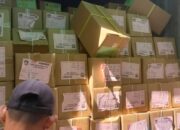 Empat Truk Logistik Pemilu Tiba Di Gudang KIP Agara
