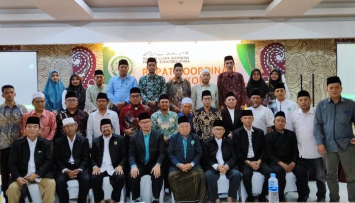 Komisi Hukum & HAM Perundang Undangan MUI Sumut Gelar Rakor