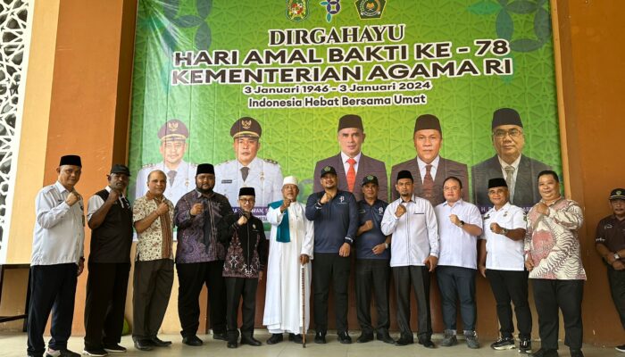 Wali Kota Medan Pimpin Apel HAB Ke 78 Kemenag RI Di Asrama Haji Medan