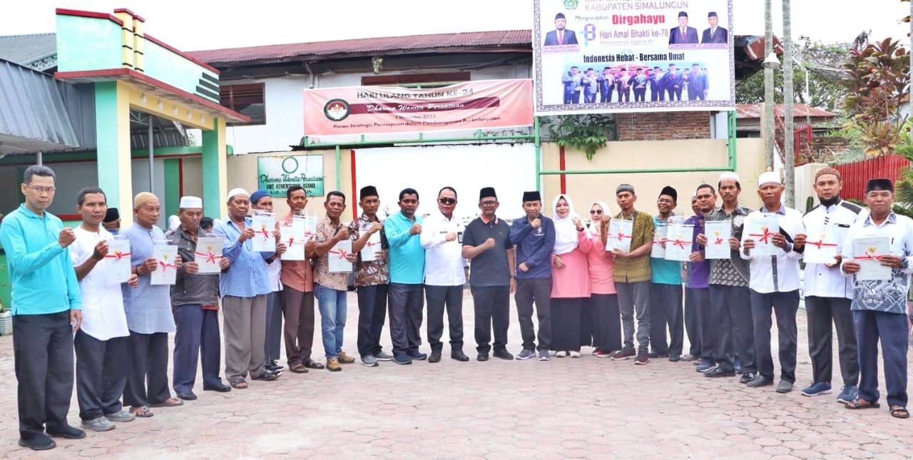 Wabup Simalungun Pimpin Apel HAB Ke-78 Kemenag RI Tahun 2024 Wabup Simalungun Pimpin Apel HAB Ke-78 Kemenag RI Tahun 2024
