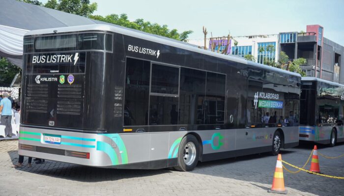 Bus Listrik Gratis Kota Medan Diminati Masyarakat