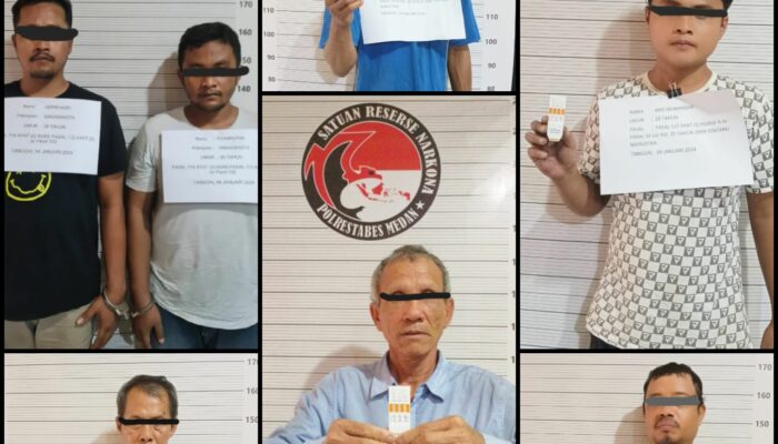 Ditresnarkoba Polda Sumut Dan Polrestabes Medan Gerebek Bandar Narkoba Sei Mencirim