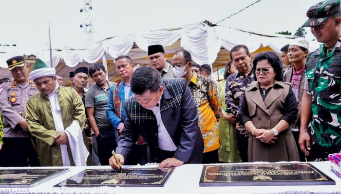 Syukuran Tahun Baru Dan Peresmian Kantor Camat Bandar Dihadiri Ribuan Masyarakat