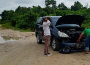 Meski Jalan Putus Pasca Banjir, GPM Di Kuala Baru Berlanjut